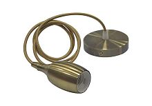 Светильник подвесной Horoz 230V E27 Старая бронза 1м картинка 